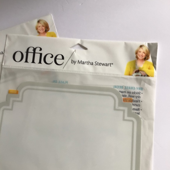 MARTHA STEWART OFFICE DRY ERASE DECALS NWT SET OF TWO - Picture 5 of 11